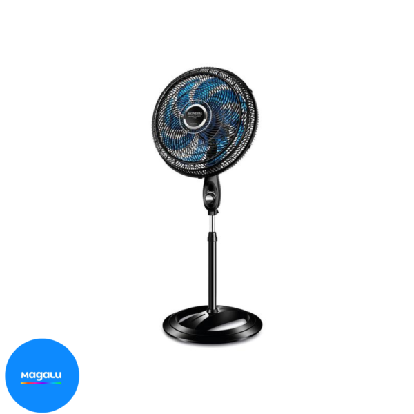 Ventilador de Coluna Mondial Super Turbo VTX-40C-Crystal 40cm 8 Pás 3 Velocidades Preto