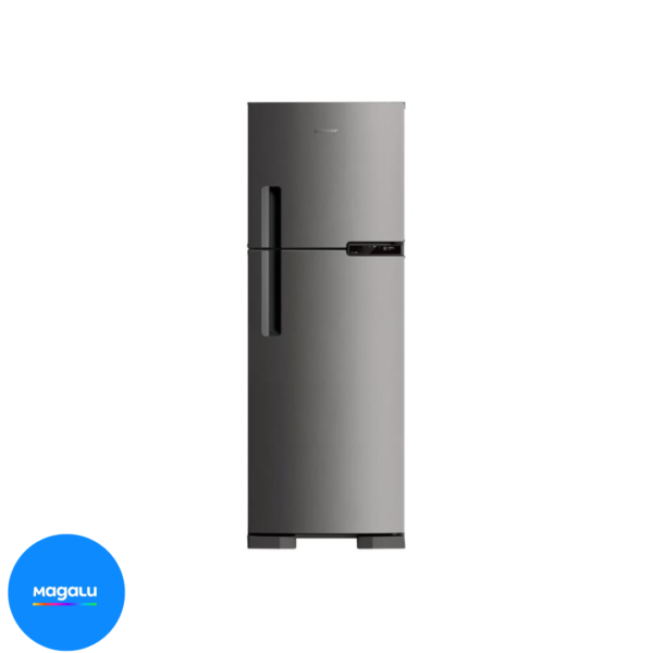 Geladeira Brastemp Frost Free Duplex 375L Inox com - Compartimento Extrafrio Fresh Zone BRM44HK