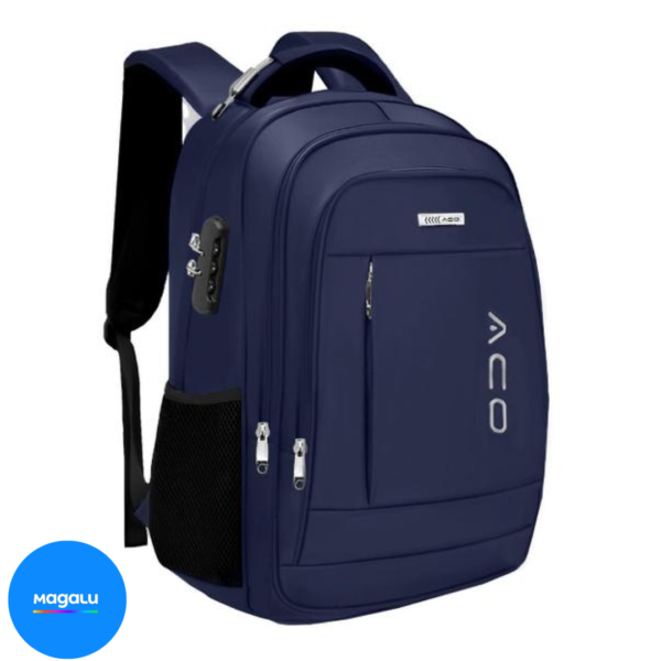 Mochila Bolsa Notebook Reforçada Anti Furto Semi Impermeável - aco