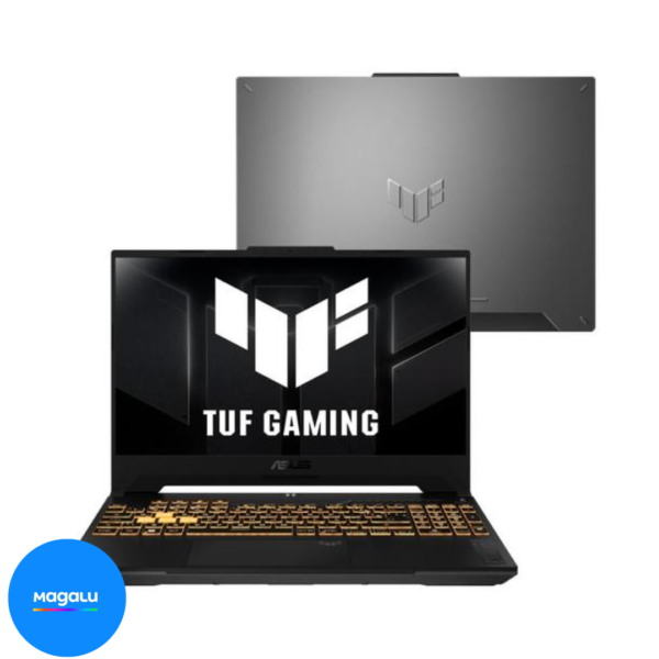 Notebook ASUS TUF Gaming F15 FX507VV RTX4060 Intel Core i7 13620H 8Gb Ram 512Gb SSD Linux KeepOS Tela Nível IPS 15,6" LED 165Hz Gray - HQ334