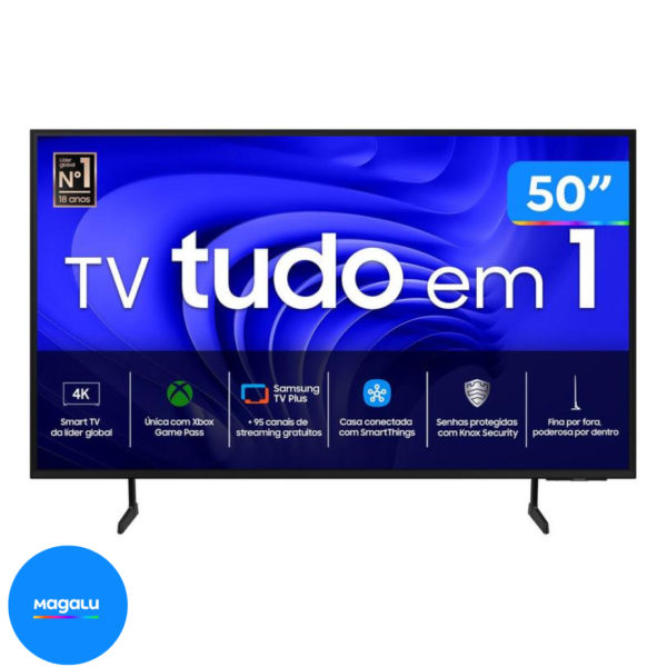 Smart TV 50” 4K UHD LED Samsung 50DU7700 - Wi-Fi Bluetooth Alexa 3 HDMI