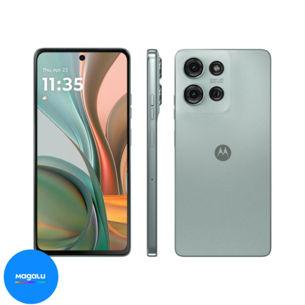 Smartphone Motorola Moto G75 256GB Cinza 5G 8GB RAM 6,8" Câm. Dupla Selfie 16MP