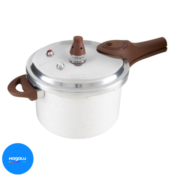 Panela de Pressão Brinox 4,2L Bege Vanilla - Ceramic Life Pressure