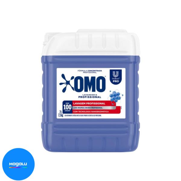 Sabão Líquido Omo Lavanderia Profissional Lavagem Perfeita Profissional 7L