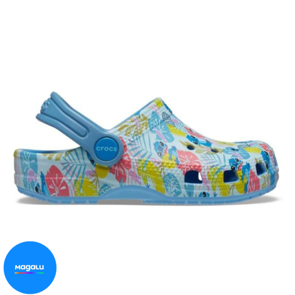 Sandália crocs stitch classic clog t oxygen