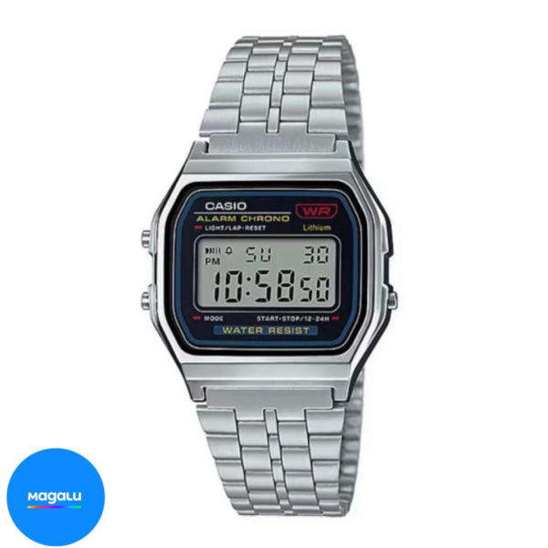 Relógio Casio Prata Vintage Digital A159WA-N1DF