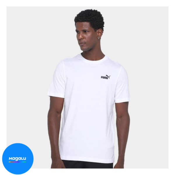 Camiseta Puma Small n. 1 Logo Masculina