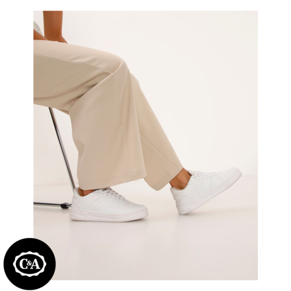 tênis casual cano baixo ace branco