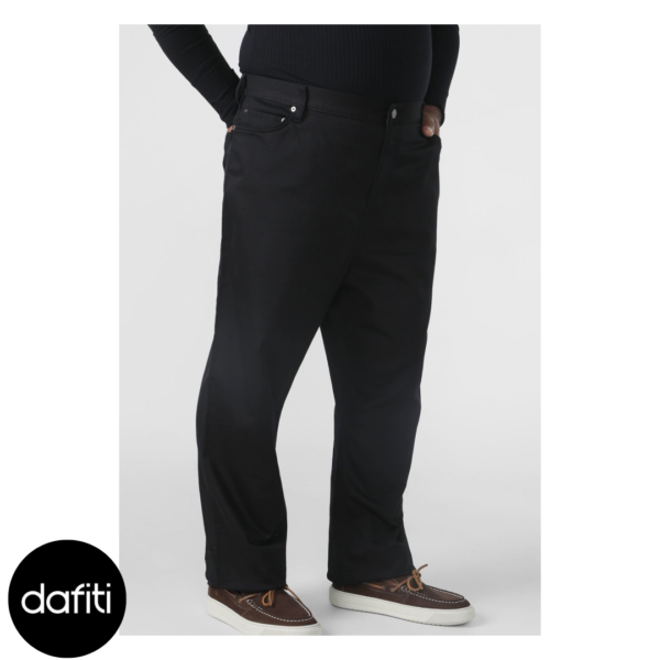 Calça Sarja Banana Republic Plus Size Reta Traveler Preta