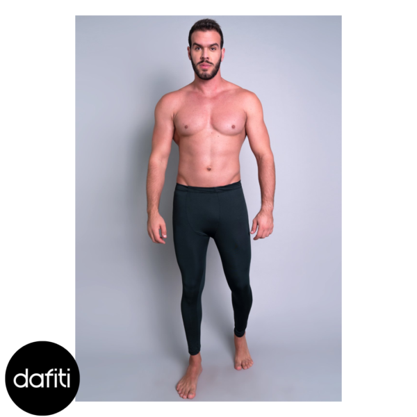 Calça Térmica MVB Modas Masculina Segunda Pele Proteção Uv 50+ Preto