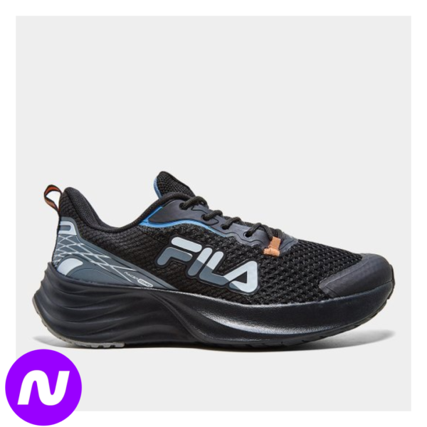 Tênis Fila Racer Comet Masculino - Preto+Azul