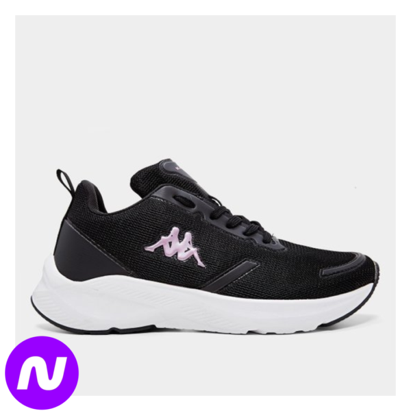 Tênis Kappa Trendy Feminino - Preto+Lilás