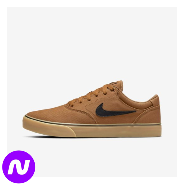 Tênis Nike SB Chron 2 Canvas Unissex - Marrom+Preto