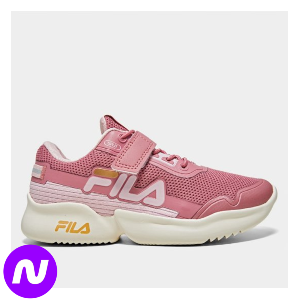 Tênis Infantil Fila Split Vlc - Rosa+Dourado