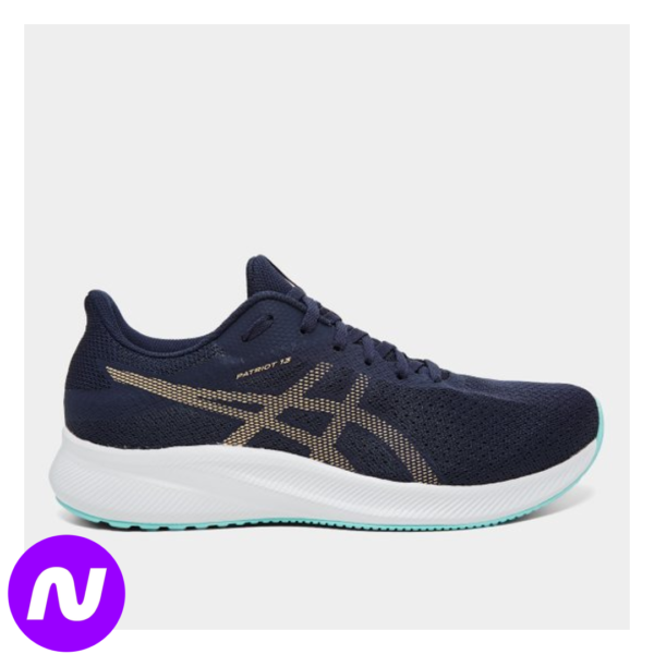 Tênis Asics Patriot 13 Masculino - Marinho+Coral