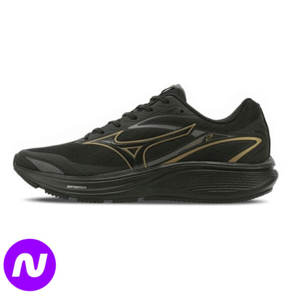 Tênis de Corrida Masculino Mizuno Atlantis 2 - Preto