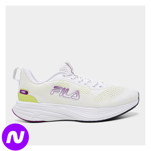 Tênis Fila Stride Feminino - Branco+Violeta
