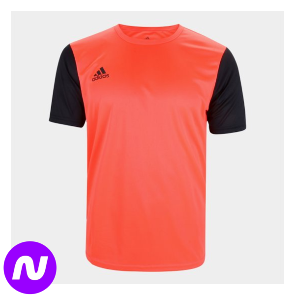 Camisa Adidas Estro 19 Masculina - Exclusiva - Vermelho+Preto