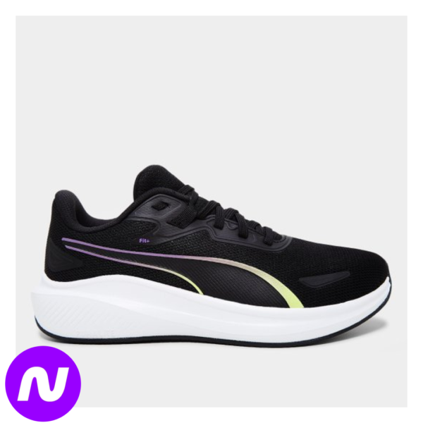 Tênis Puma Skyrocket Lite Feminino - Preto+Lilás