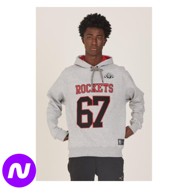 Moletom NBA Fechado Com Capuz Houston Rockets Masculino - Mescla