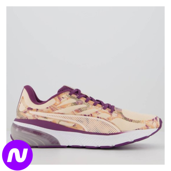 Tênis Puma Cell Active BDP Feminino - Roxo+Bege
