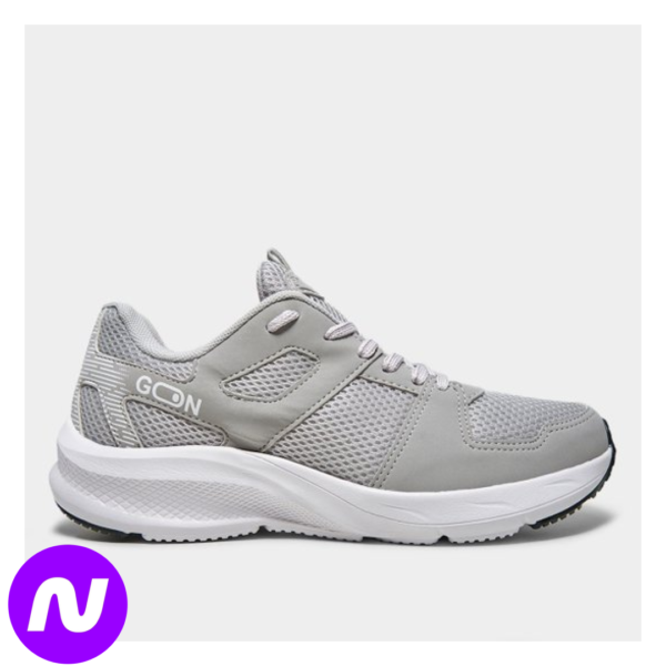 Tênis Goon Charge Masculino - Cinza+Branco
