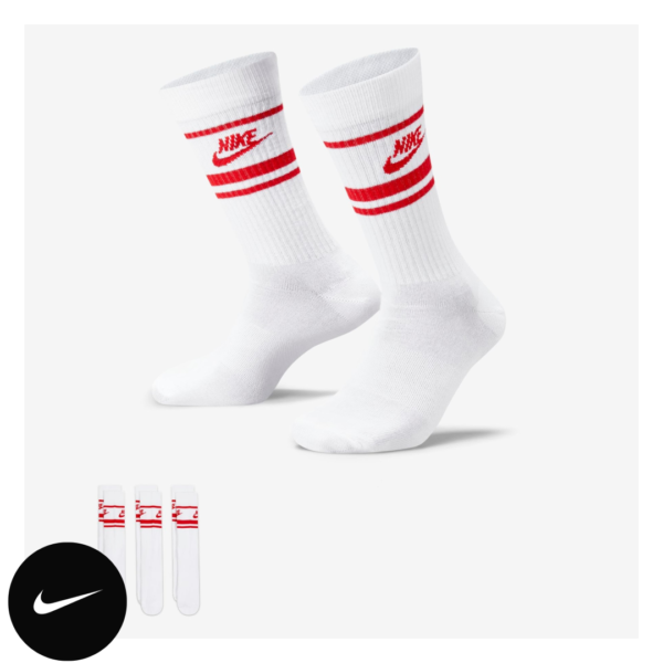Meia Nike Sportswear Everyday Essential (3 pares) Unissex