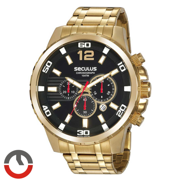 Relógio Seculus Masculino Cronógrafo 20909GPSVDA3