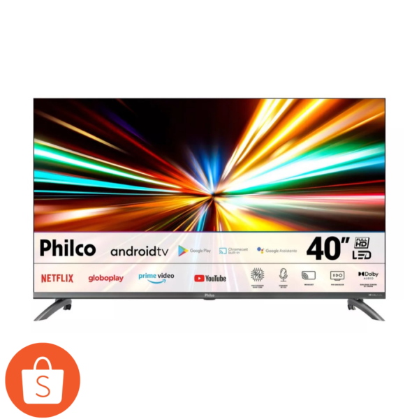 Smart Tv 40 Philco Ptv40m9gacgb Android Tv Hdmi Usb Wi-fi Dolby Audio Preta