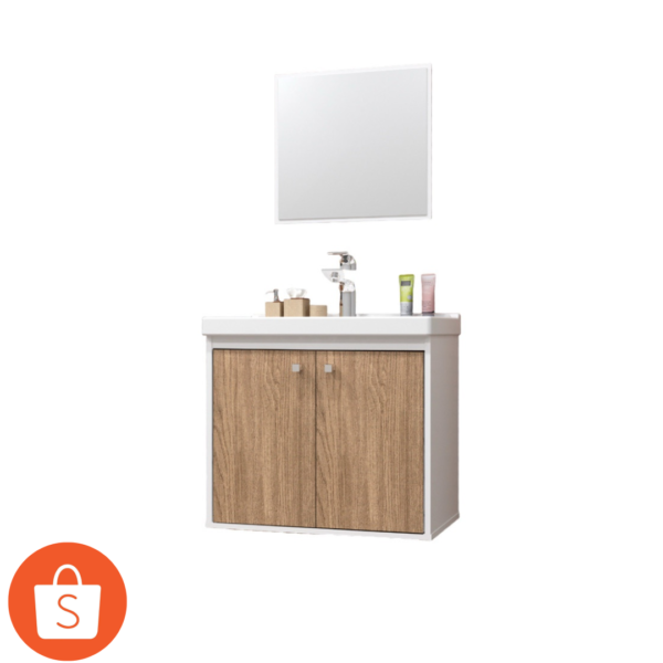 Gabinete Banheiro 100% MDF - Bergamo 51 cm