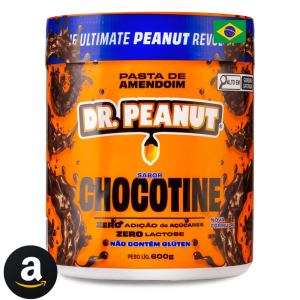 Pasta de Amendoim DR. Peanut Chocotine 600G - Com Whey Protein