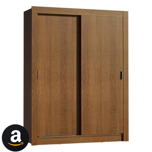 Guarda-roupa Solteiro Madesa Denver 2 Portas de Correr