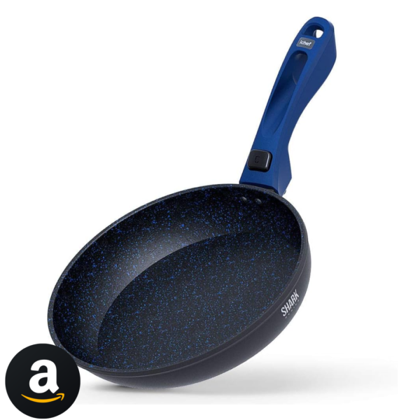 ICHEF POLISHOP Panela Ultra Sauté Grand Shark Series Azul de 24 cm