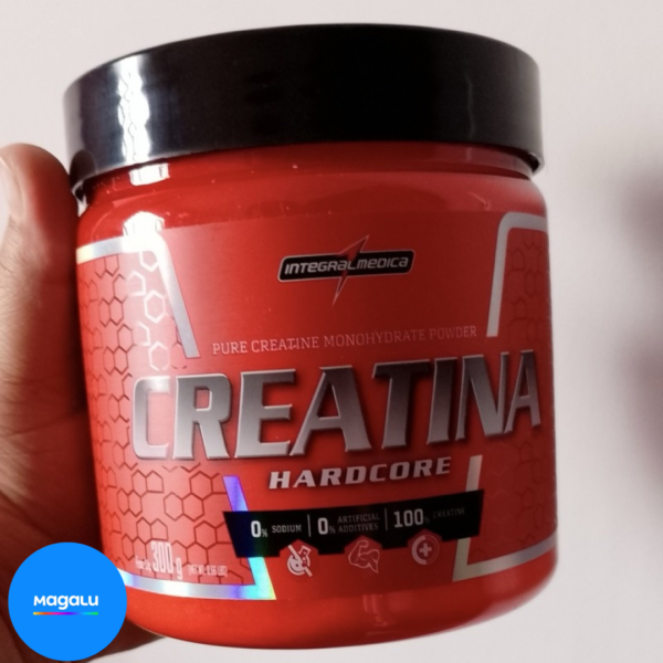 Creatina Mono-hidratada Integralmédica - Hardcore em Pó 300g sem Sabor