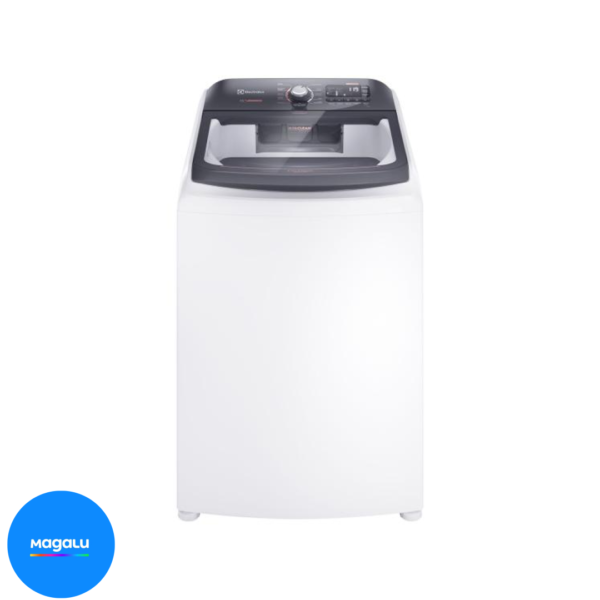 Lavadora de Roupas Electrolux 15kg Cesto Inox 11 Programas de Lavagem Branco Premium Care LEC15