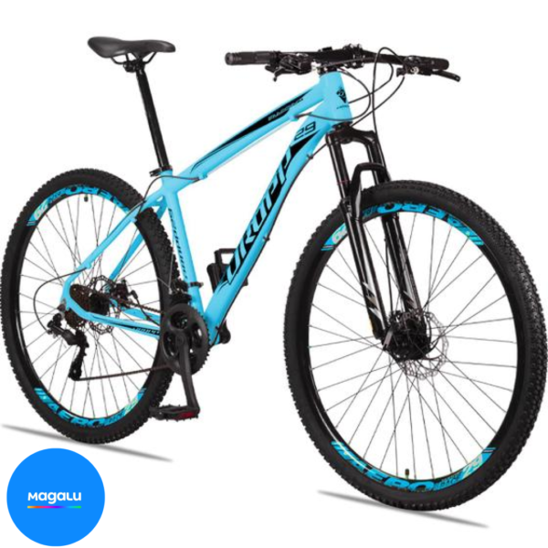 Bicicleta aro 29 Dropp Alumínio 21 Vel Marchas Freios a Disco Aluminum
