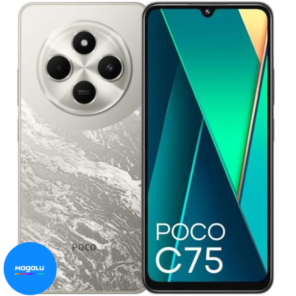 Smartphone C75 NFC 256GB e 128GB 12GB RAM câmera tripla 50MP + 8MP tela 120Hz HD+ 6.8'' Premium Design Lançamento versão Global - Unity