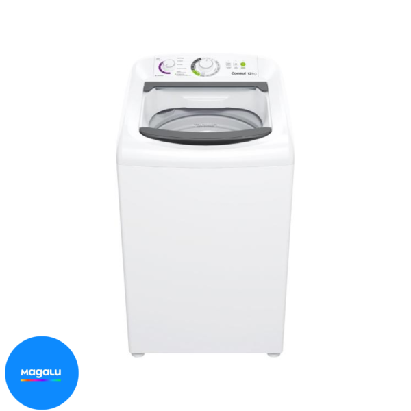 Lavadora de Roupas Consul 12kg 16 Programas de Lavagem Branca CWH12