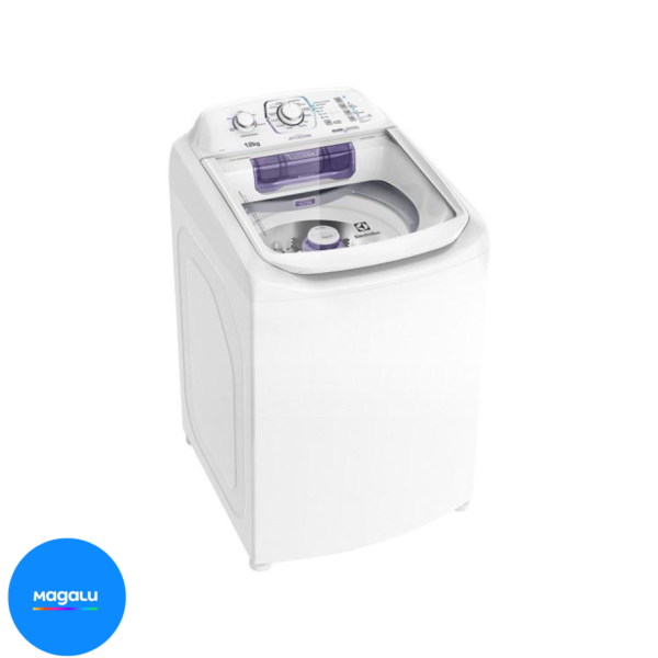 Lavadora de Roupas Electrolux LAC12 - 12Kg Cesto Inox 12 Programas de Lavagem