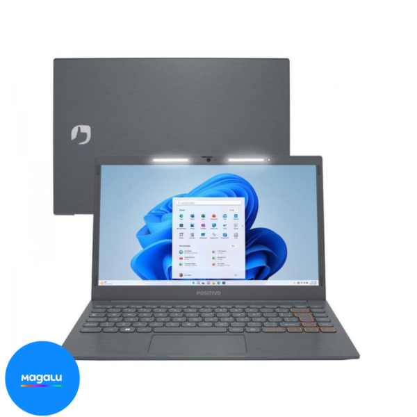 Notebook Positivo Vision C14 Intel Celeron 4GB 128GB eMMC 14” HD Windows 11 Microsoft 365