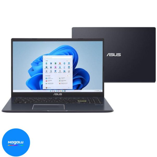 Notebook ASUS Vivobook Go 15 Intel Celeron 4GB RAM 128GB eMMC 15,6" UHD Star Black Windows 11+ Microsoft 365 Personal Office E510KA-BR808WS