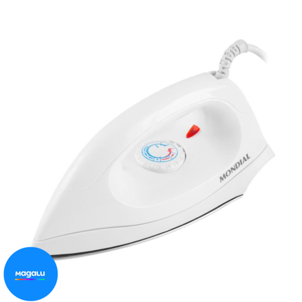 Ferro de Passar Roupa a Seco Mondial FSN-55-B - Branco