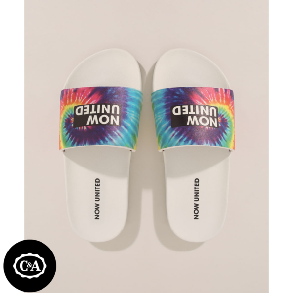 Chinelo Slide Infantil Grendene Now United Branco