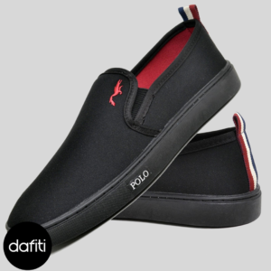 Sapatenis Iate Masculino Sapatilha Polo Blu Casual Calce Facil Preto
