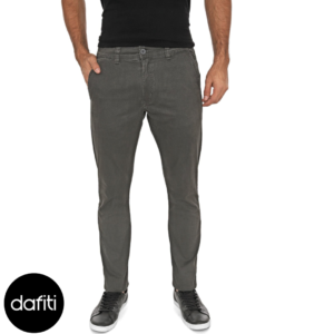 Calça Sarja Conforto Slim Fit Insert Cinza