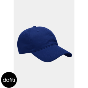 Boné Aba Curva Curvada Resina Premium Liso Masculino Dad Hat Strapback Ajustável Fitão Azul Escuro