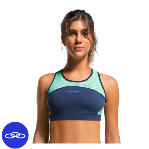 Top Runner Olympikus Feminino M Azul