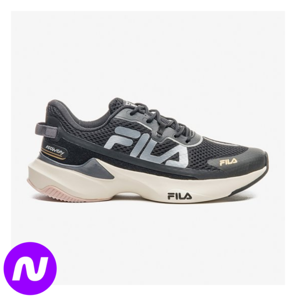 Tênis Fila Recovery Feminino - Preto Fosco