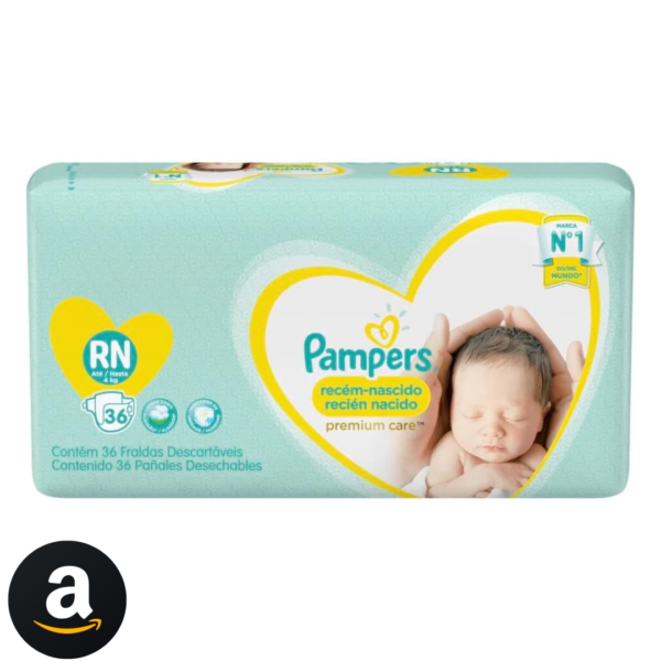 Fralda Pampers Premium Care RN - 36 fraldas