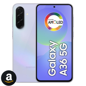 Celular Samsung Galaxy A36 5G 256GB, 6GB RAM, Câmera 50MP, IP67, Super AMOLED 6.7", Recursos AI, Violeta